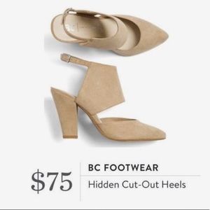 BC Footwear Hidden Cut-Out Heels